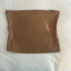 Brown tube top